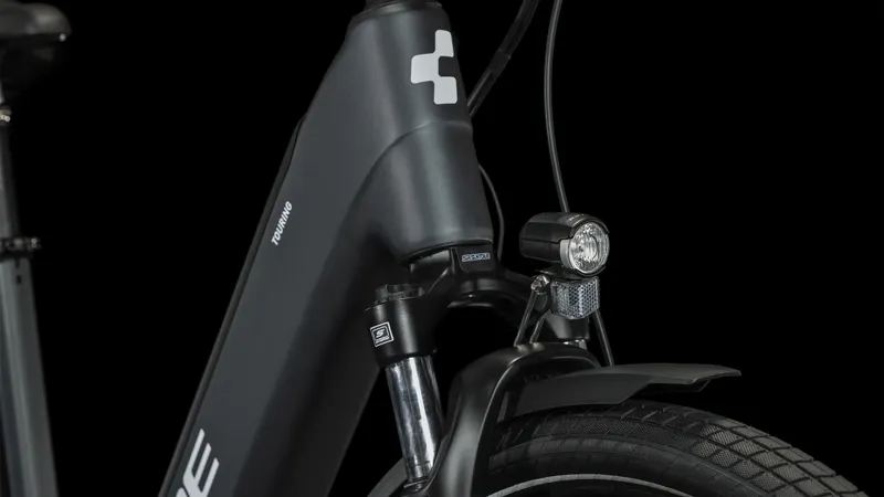 Cube Touring Hybrid One 500 Easy Entry 2024 Electric Bike - Grey/White-3