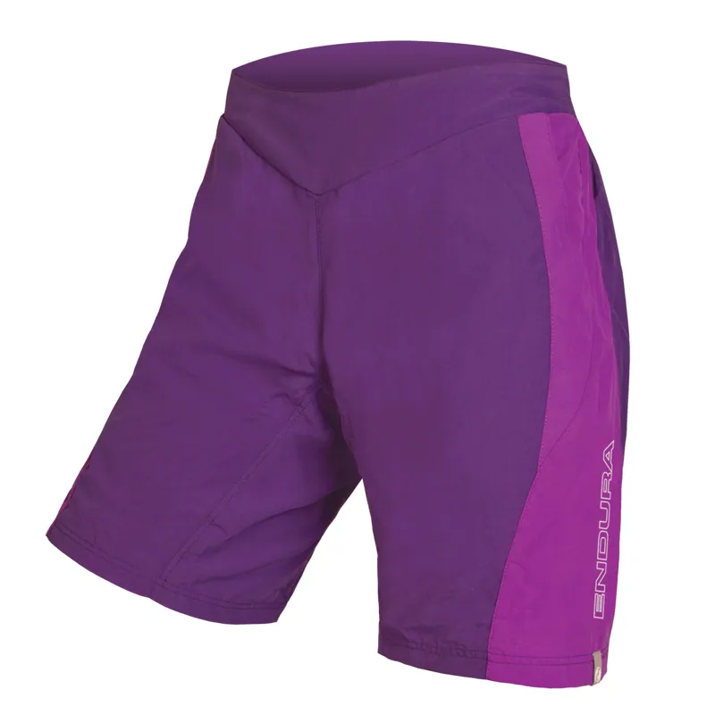 Endura Pulse Womens Shorts Purple