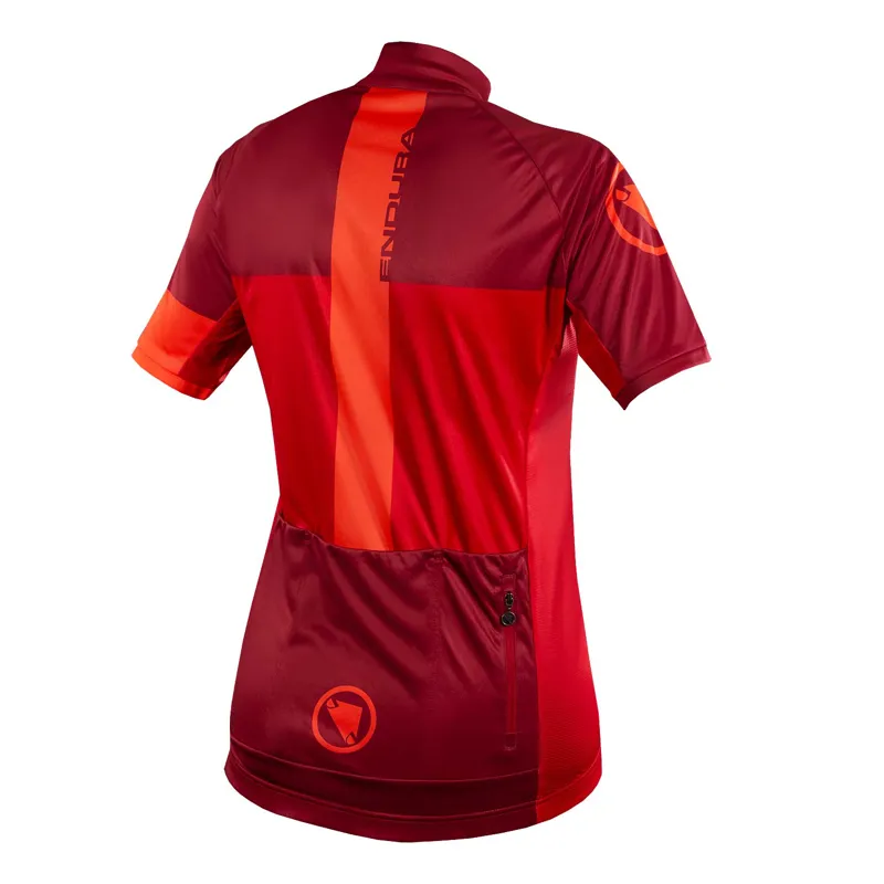 Endura Womens Hyperon Short Sleeve Jersey II - Red-1