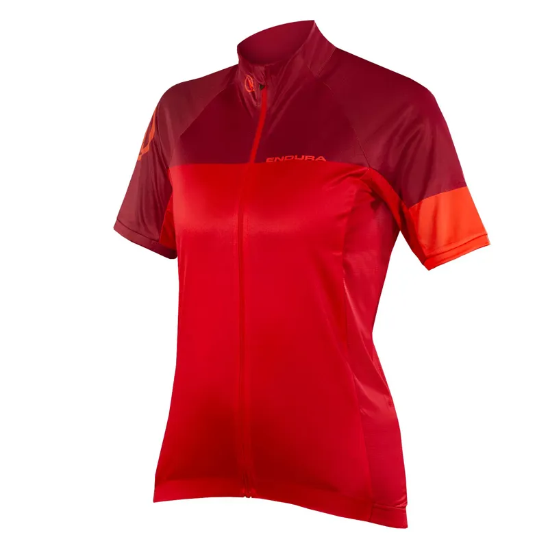 Endura Womens Hyperon Short Sleeve Jersey II - Red