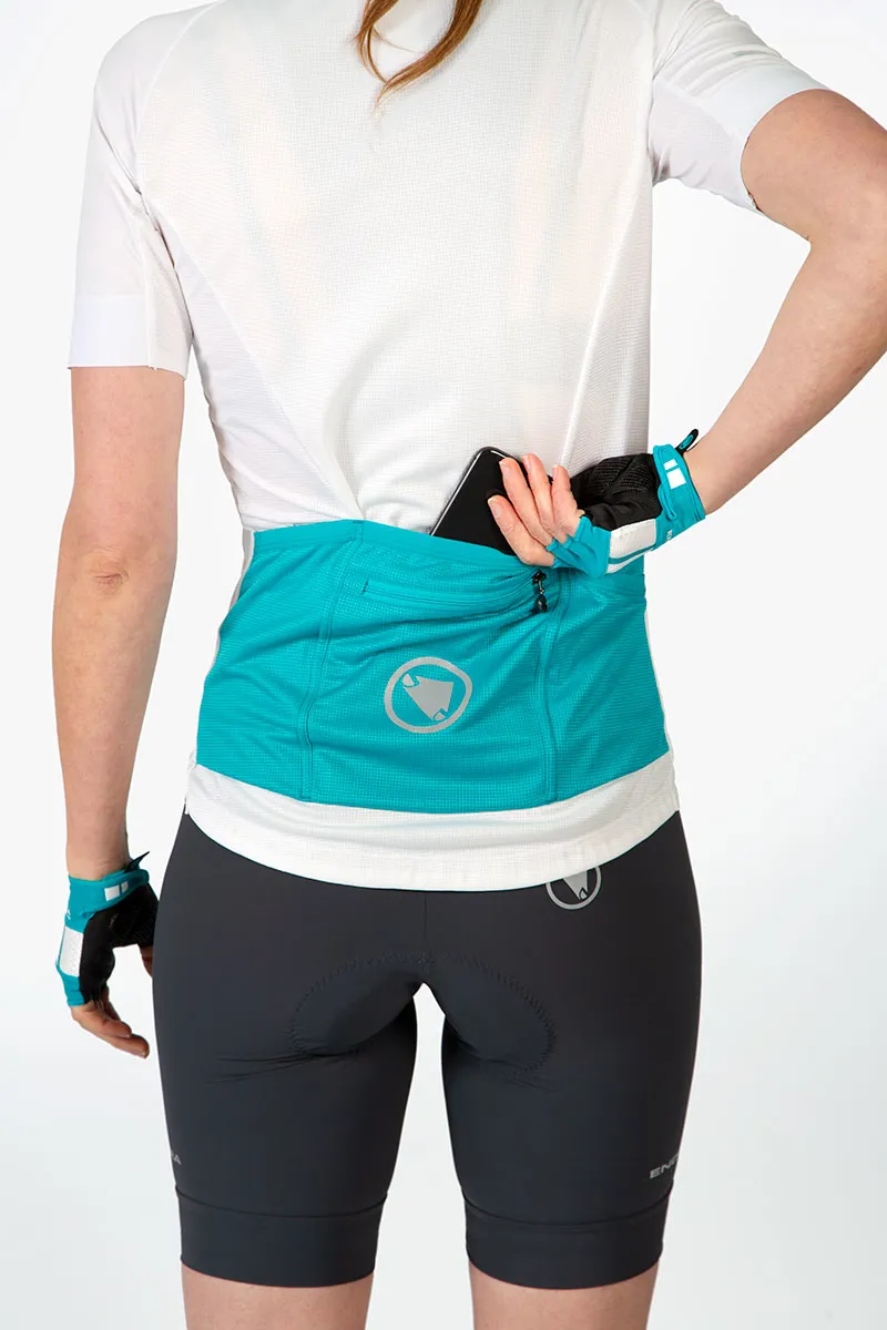 Endura FS260-Pro Women's Short Sleeve Jersey - White-3