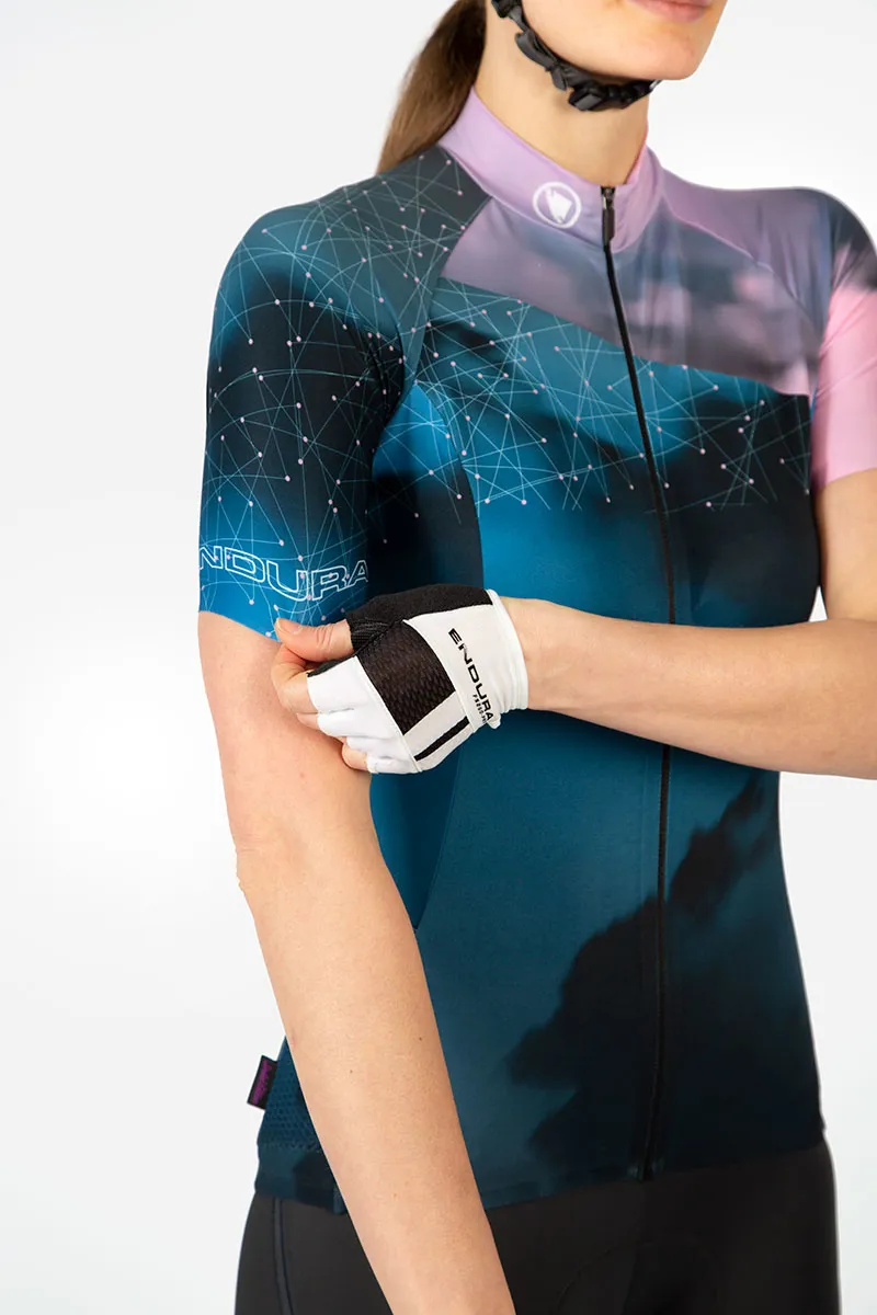 Endura Womens Cloud LTD Short Sleeve Jersey - Blue-2