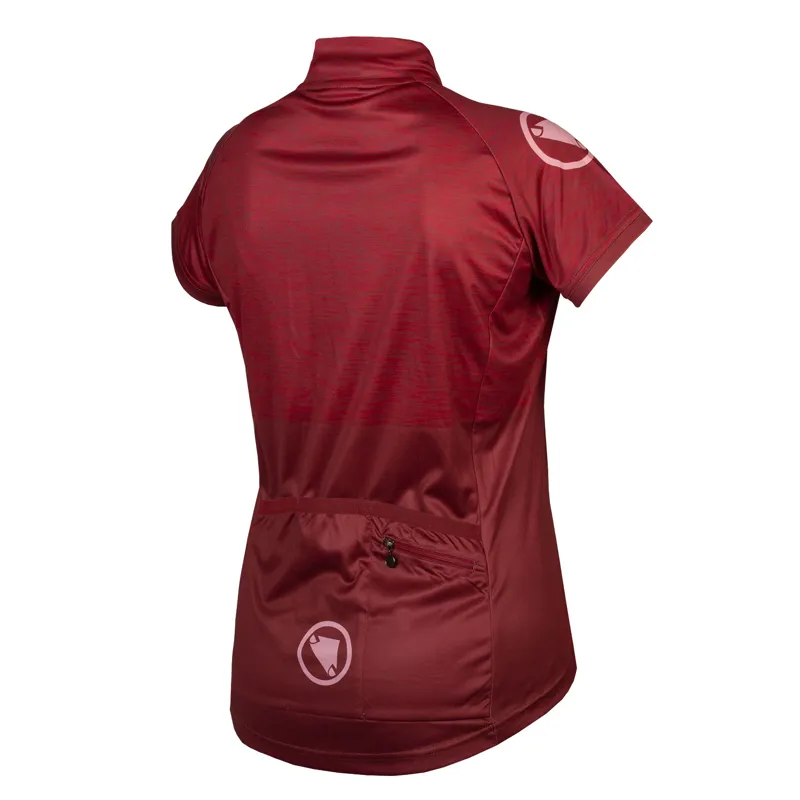 Endura Womens Hummvee Ray II Short Sleeve Jersey - Cocoa - XS-1