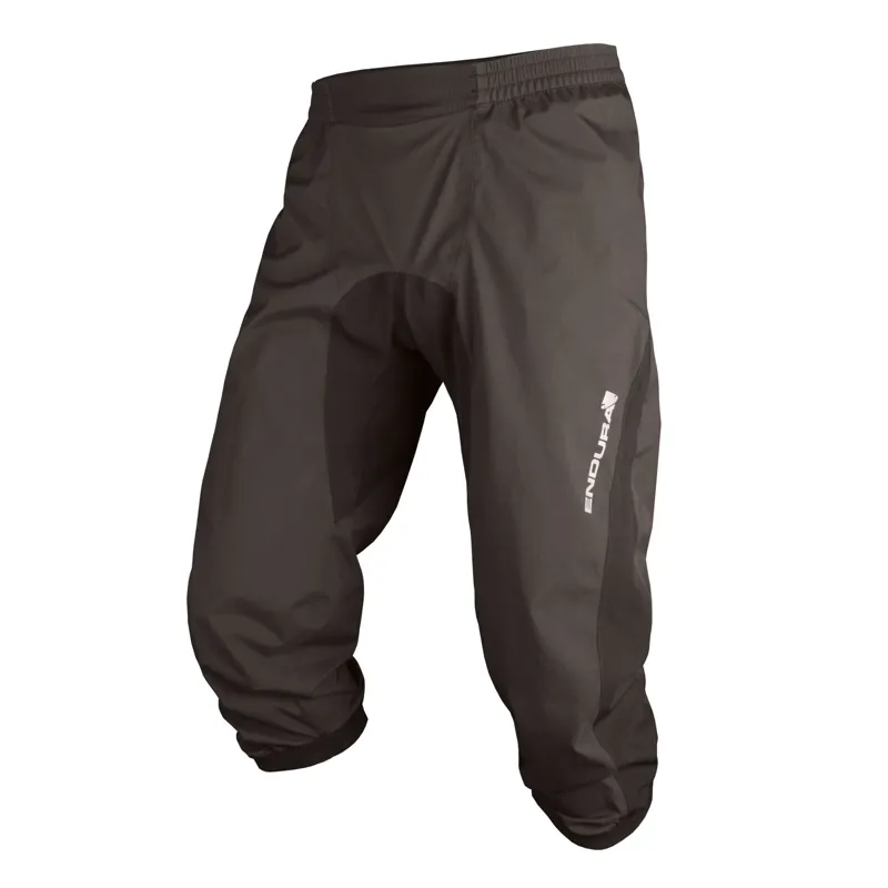 Endura Helium 3/4 Waterproof Trousers - Black