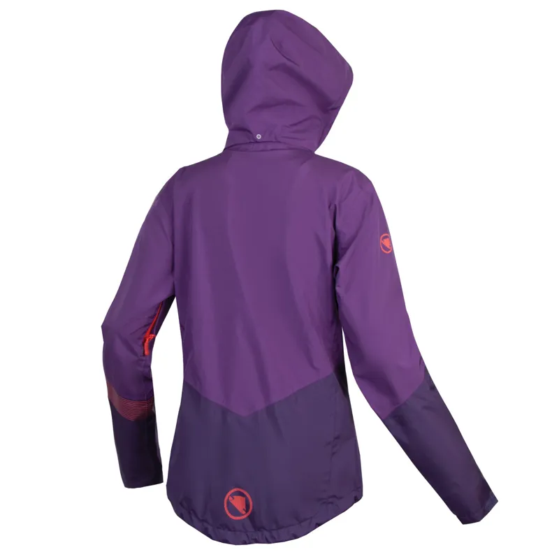 Endura Womens SingleTrack Waterproof Jacket II Purple