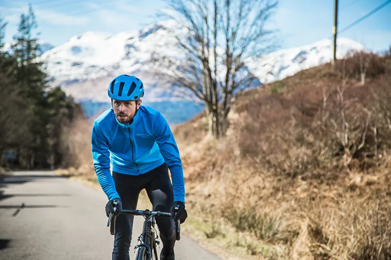 Endura Pro SL Thermal Windproof Jacket - Hi-Viz Blue-5