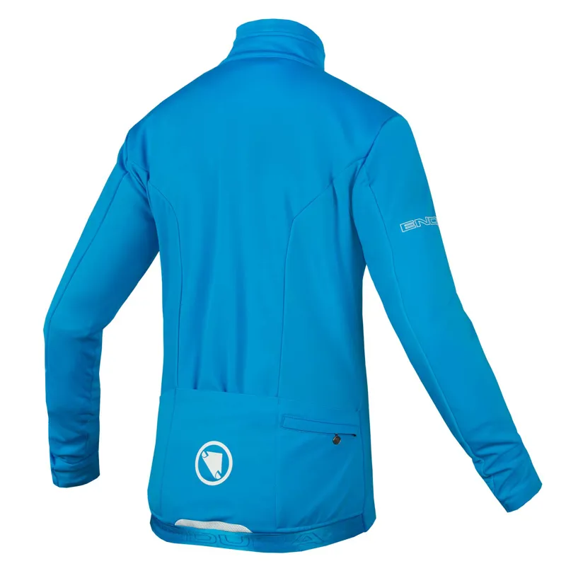 Endura Pro SL Thermal Windproof Jacket - Hi-Viz Blue-1