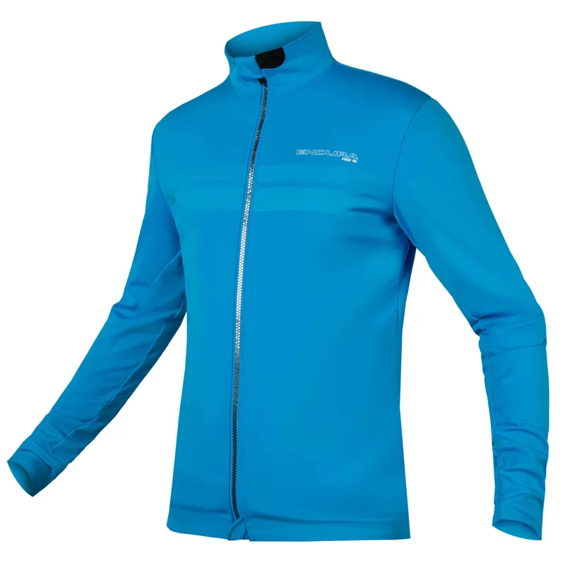 Endura Pro SL Thermal Windproof Jacket - Hi-Viz Blue
