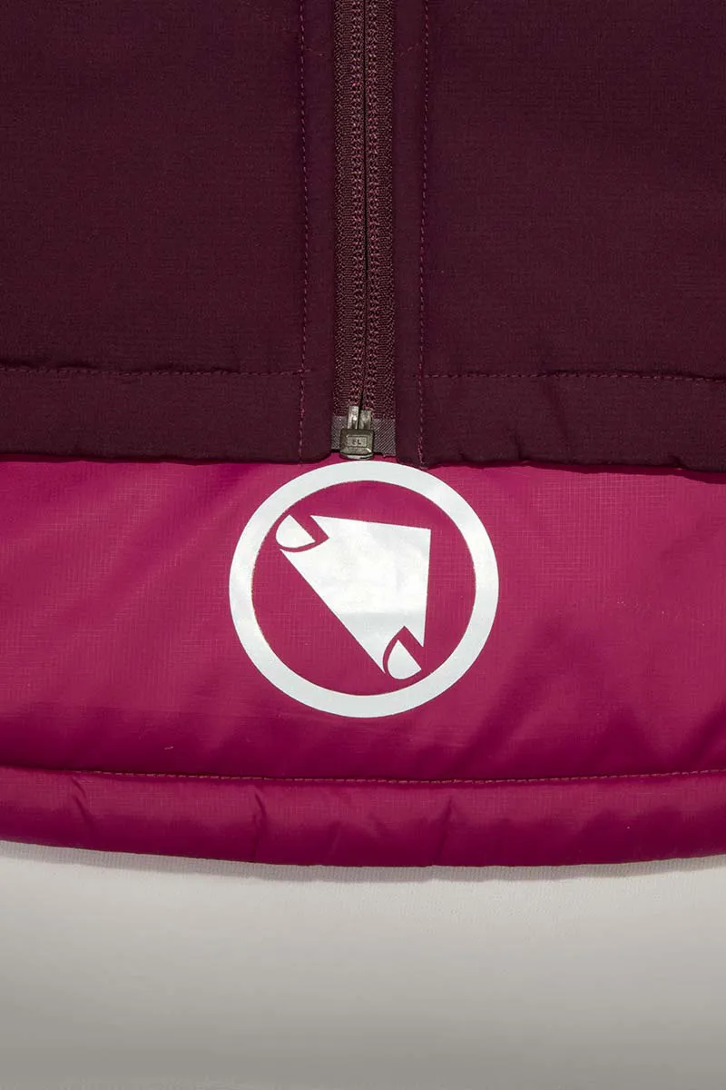 Endura Urban PrimaLoft FlipJak II Womens Windproof Jacket - Mulberry-4