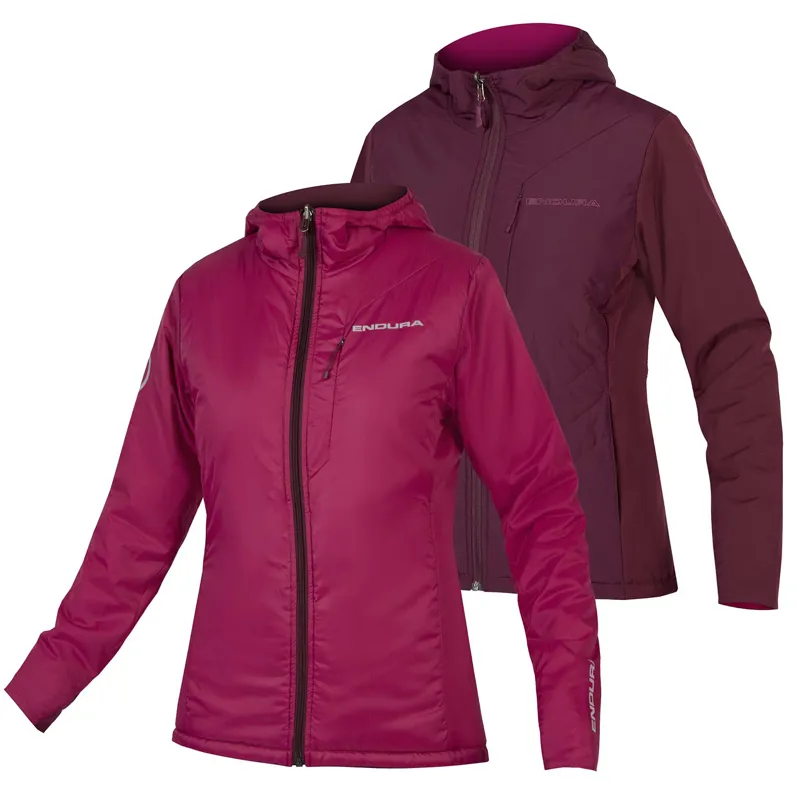 Endura Urban PrimaLoft FlipJak II Womens Windproof Jacket - Mulberry