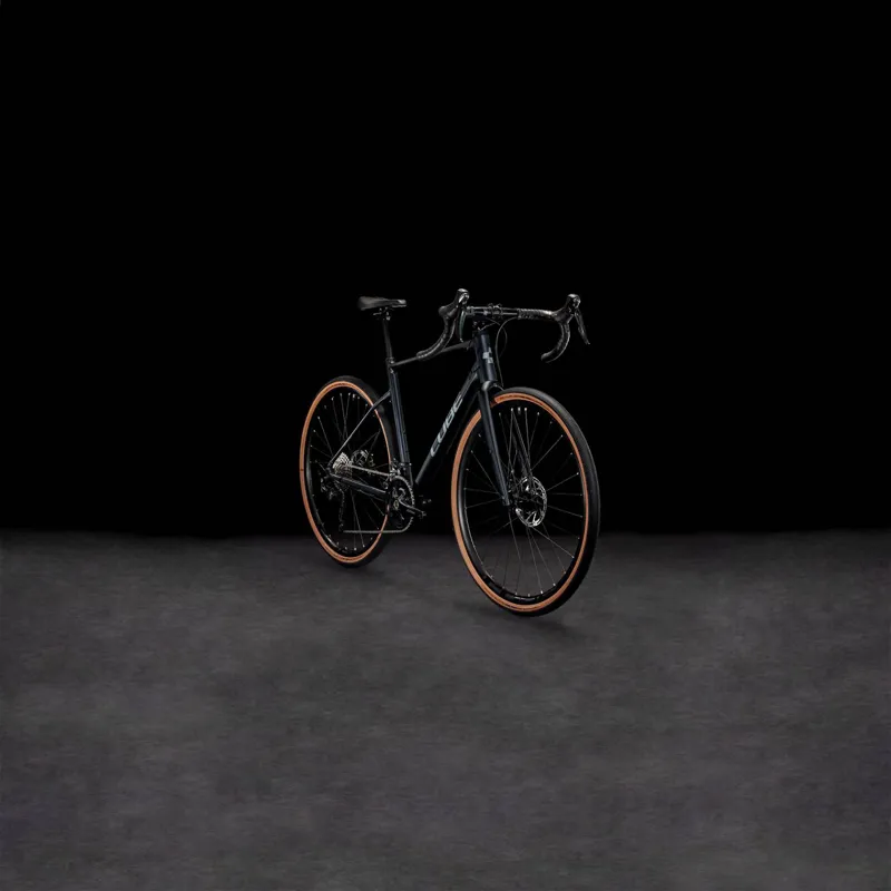 Cube Nuroad Pro 2024 Gravel Road Bike - MetalBlack / Grey-2