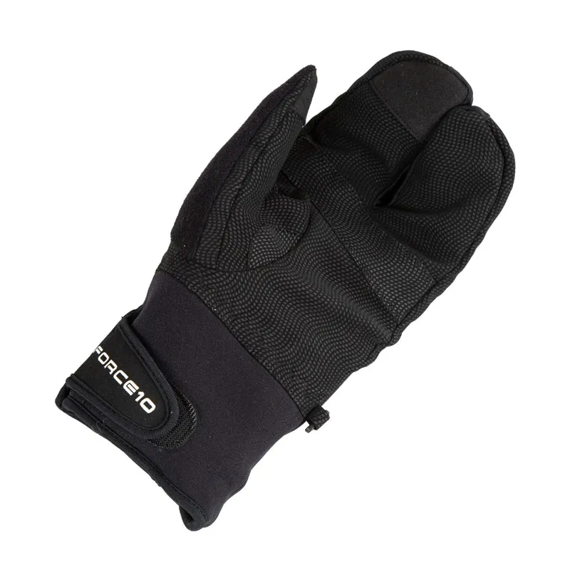 ETC Force 10 Winter Long Finger Gloves - Black-1