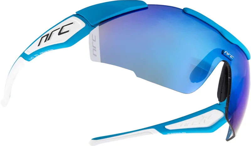 NRC X1 Cycling Glasses - Blue/White - Zoncolan