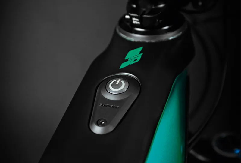 Merida eOne-Sixty 10k 2020 Electric MTB Bike - Candy Teal/Black-7