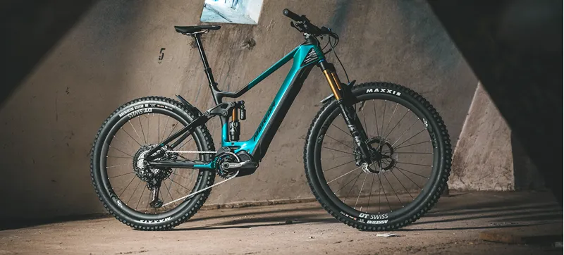 Merida eOne-Sixty 10k 2020 Electric MTB Bike - Candy Teal/Black-1