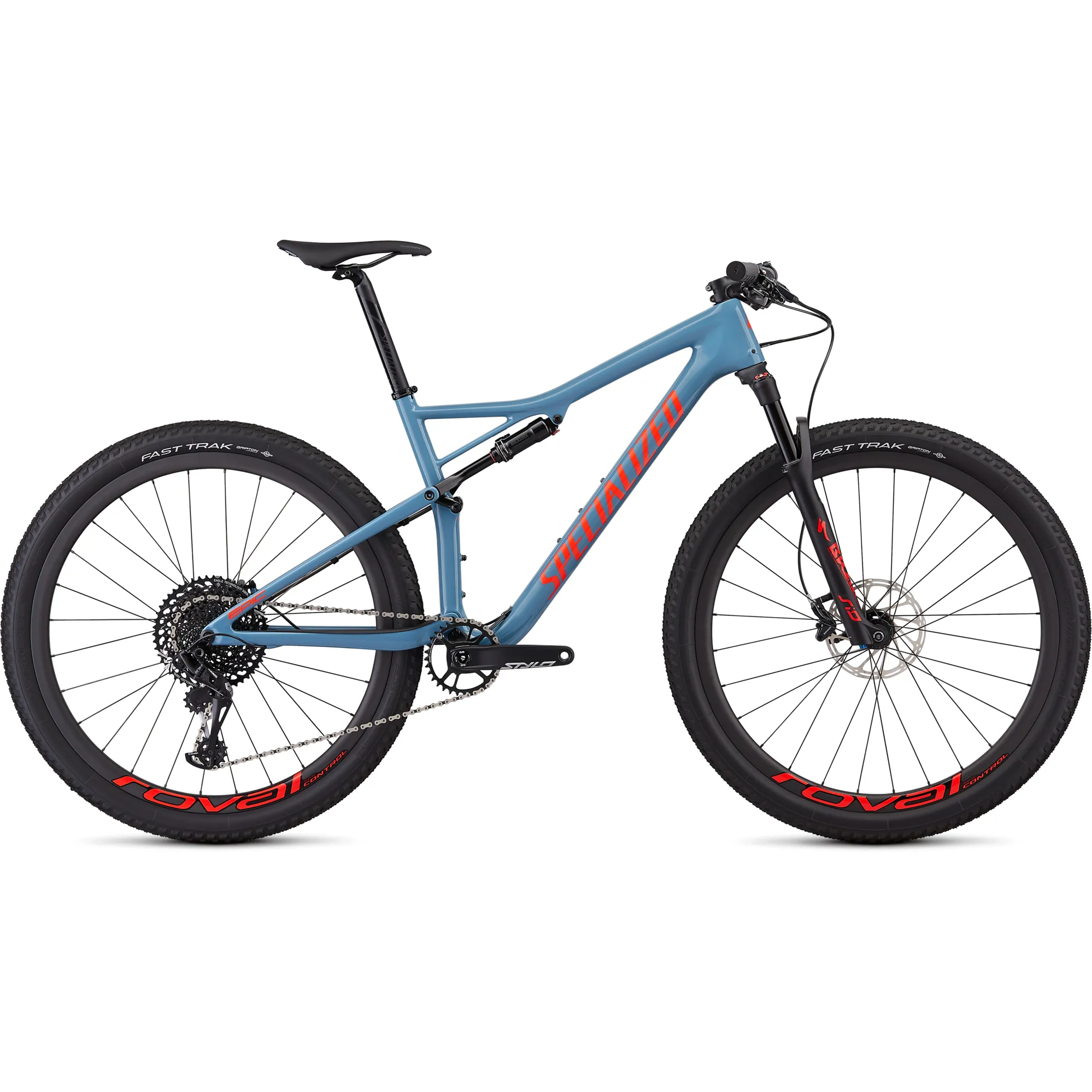 Specialized Epic Expert 2019 Full Suspension Mountain Bike Grey Red
