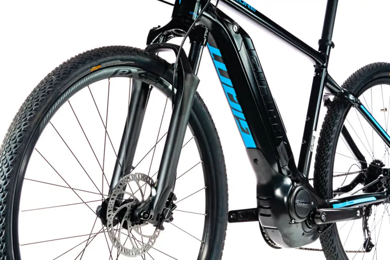 Giant Explore E+ 4 2020 Electric Urban Bike - Satin Black/Blue-1