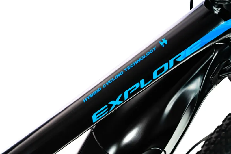 Giant Explore E+ 4 2020 Electric Urban Bike - Satin Black/Blue-6