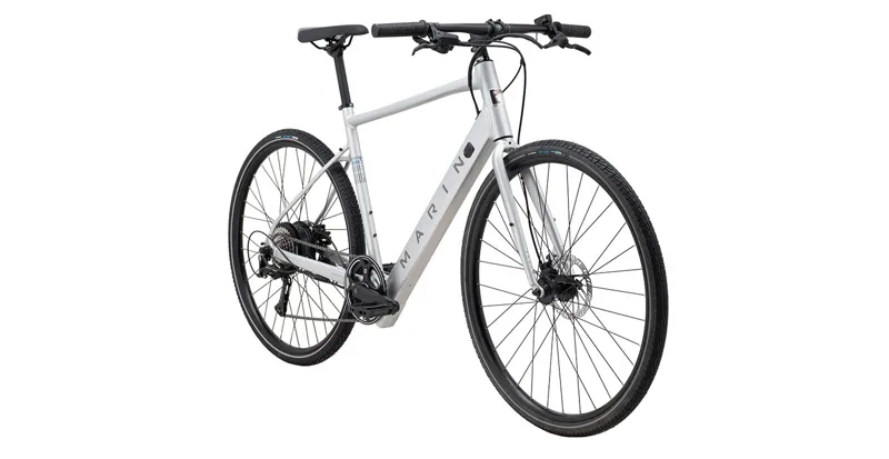 Marin Fairfax E 2024 Electric Hybrid Bike - Silver-1