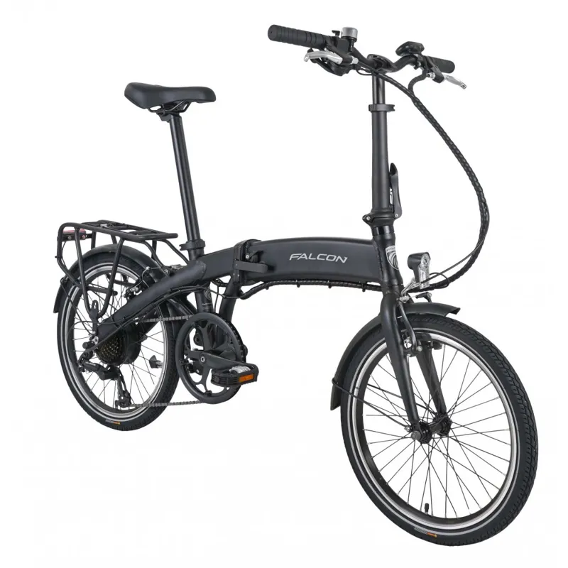 Falcon Flow 2024 Electric Folding Bike - Black-1