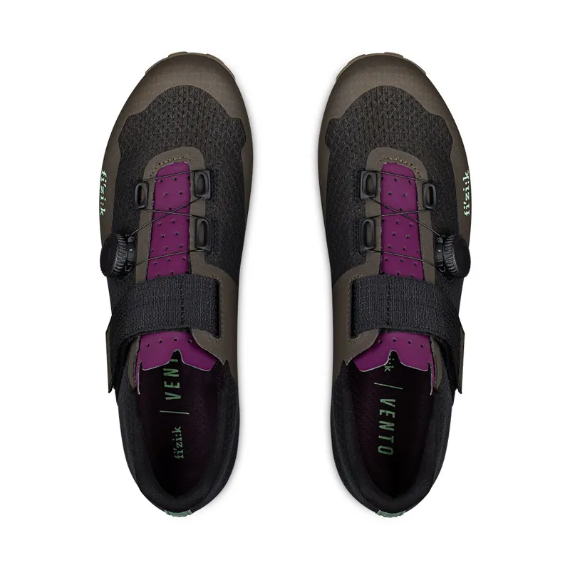 Fizik Vento Ferox Carbon MTB Cycling Shoes - Mud/Grape-5