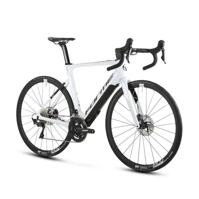 Forme Flash E 2022 Electric Road Bike - White-1