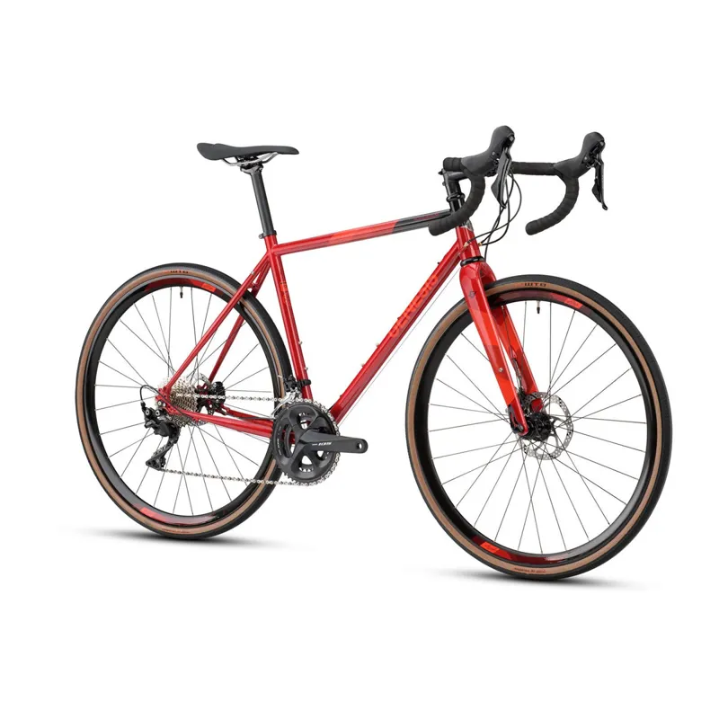Genesis Equilibrium Disc Endurance Road Bike - Red-1
