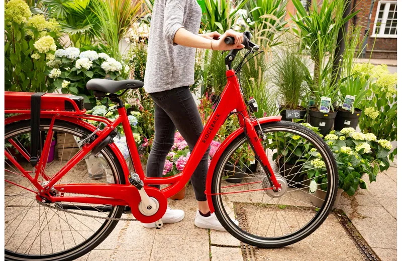 Ridgeback Electron F.H.D Unisex 2025 Electric Urban Bike - Red-6