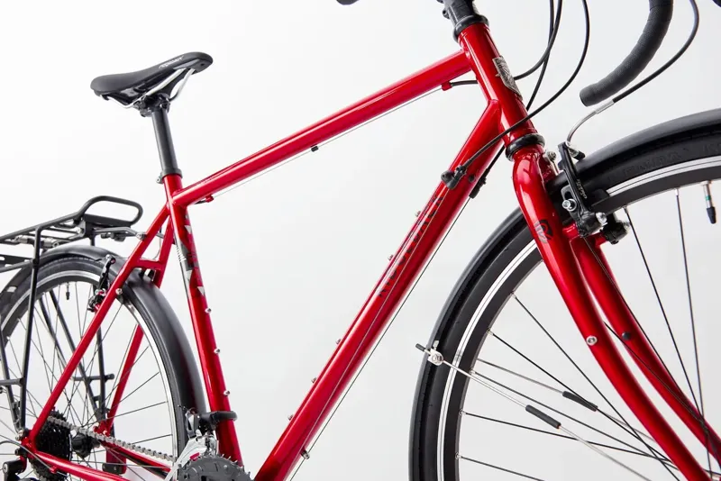 Ridgeback Voyage 2025 Touring Road Bike - Ruby Red-2