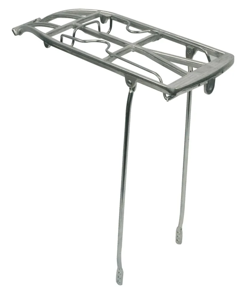 ETC Carrier Alloy Folding Rack Inc Spring - Silver - 26-700c Rear