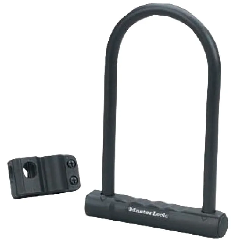 Master Lock D Lock With Carrier Bracket - 200 x 100mm