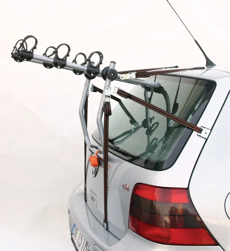 ETC 3 Bike Car Boot Rack - Silver