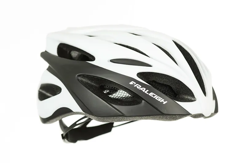 Raleigh Draft Road Helmet - White/Black