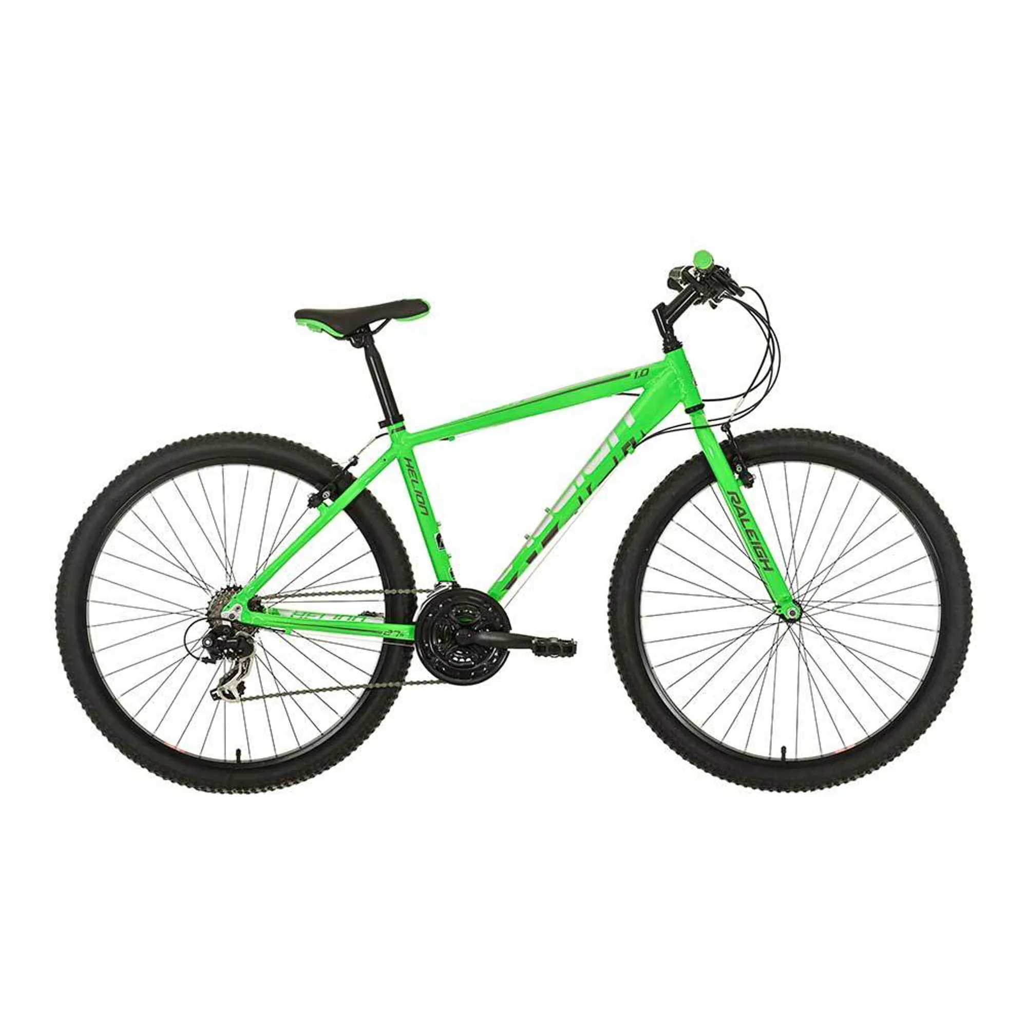 Green Raleigh Bike Raleigh Helion 1.0 27.5 inch 2019 Hardtail Mountain Bike - Green