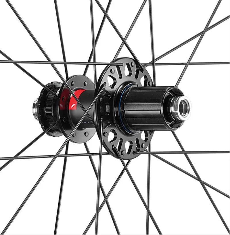 Fulcrum Racing 7 Centrelock Disc Road Wheelset - Black-3