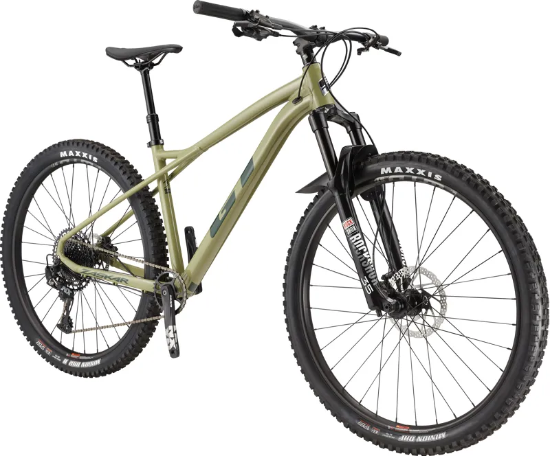GT Zaskar LT Expert 29er 2024 Hardtail Mountain Bike - Moss Green-1