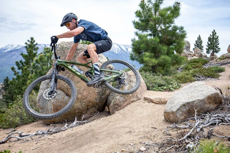 GT Sensor Carbon Expert 29er 2020 Full Suspension MTB - Military Green-5