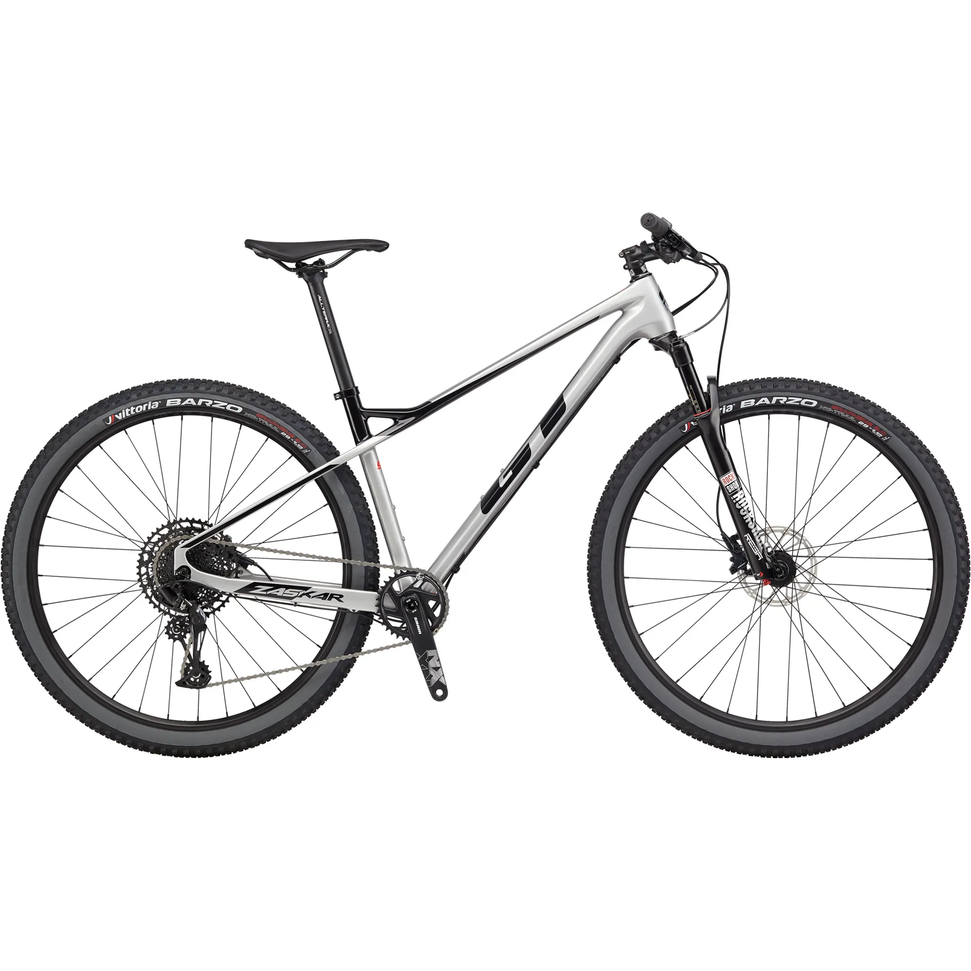 GT Zaskar Carbon Elite 29er 2020 Hardtail Mountain Bike Silver