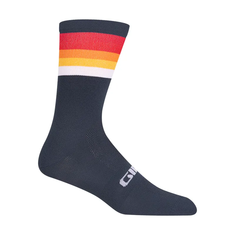 Giro Comp Racer High Rise Cycling Socks - Midnight Blue Horizon