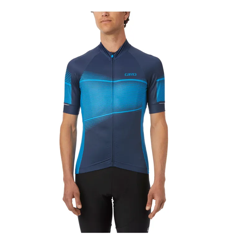 Giro Chrono Expert Short Sleeve Jersey - Midnight Blue Heatwave