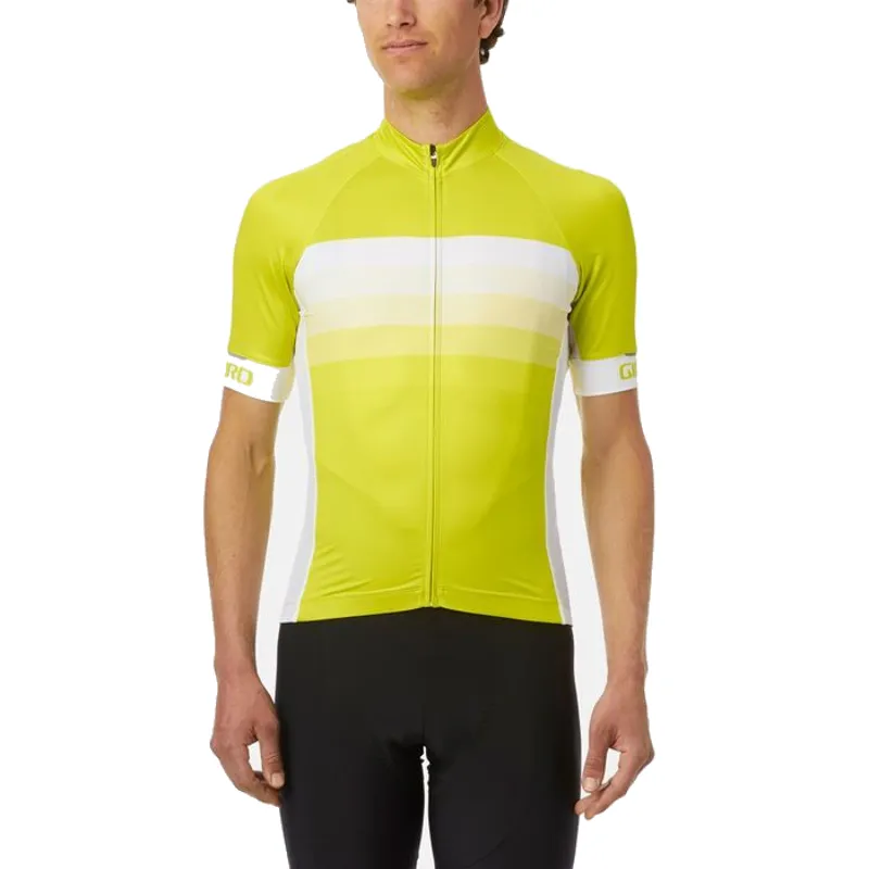 Giro Chrono Expert Short Sleeve Jersey - Citron Green Horizon