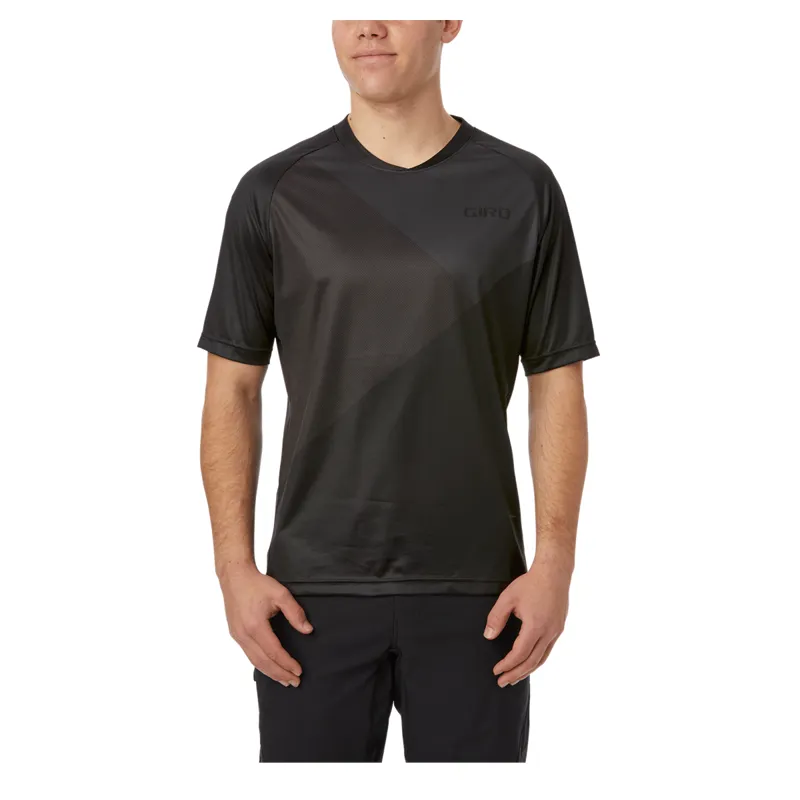 Giro Roust Short Sleeve MTB Jersey - Black/Charcoal Shadow
