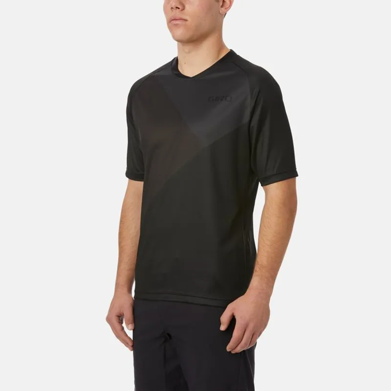 Giro Roust Short Sleeve MTB Jersey - Black/Charcoal Shadow-1