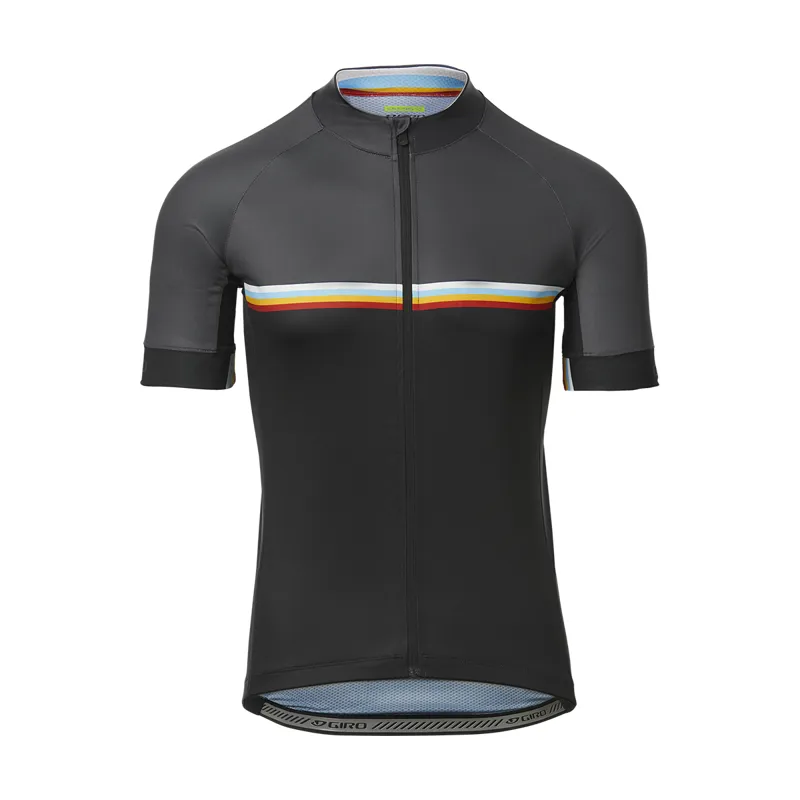 Giro Chrono Sport Short Sleeve Jersey - Black/Classic Stripe-3
