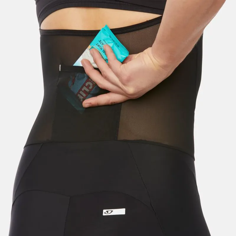 Giro Womens Chrono Sport Halter Bib Shorts - Black-3