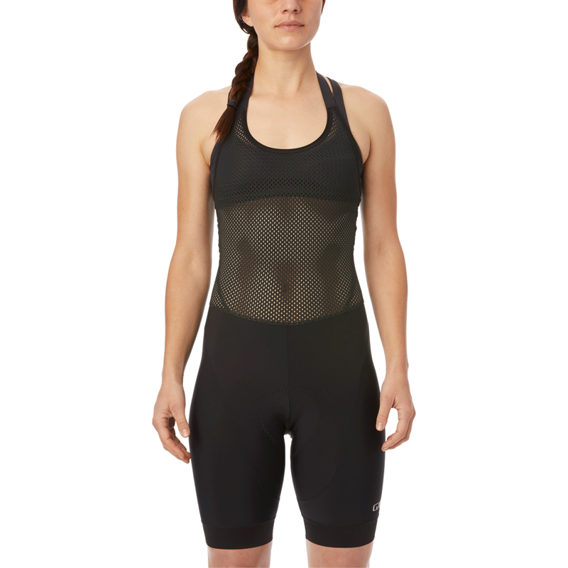 halterneck bib shorts