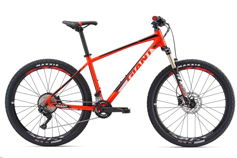 Giant Talon 1 27.5 inch 2018 Hardtail Mountain Bike - Satin/Neon Red