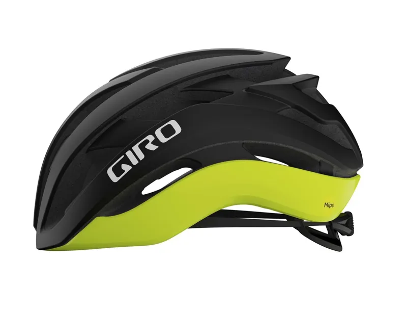 Giro Cielo MIPS Road Helmet - Black/Highlight Yellow-1