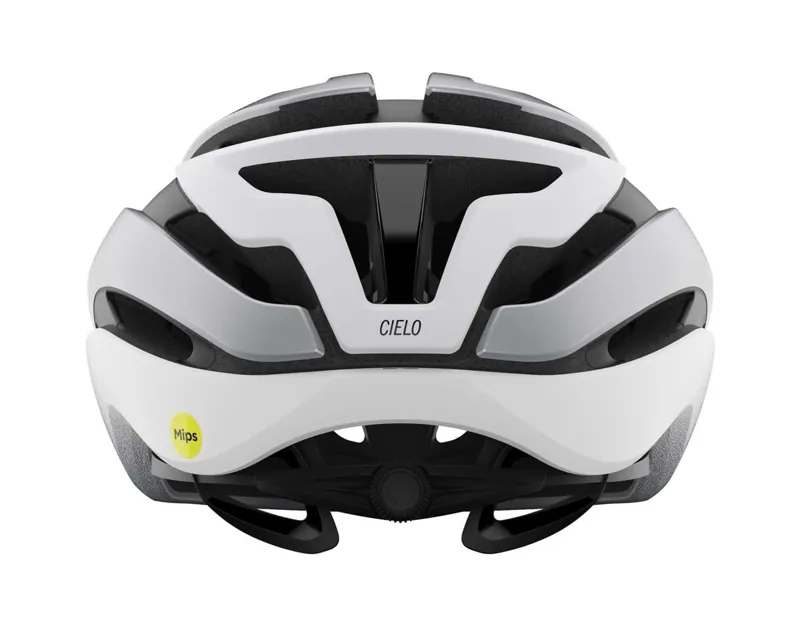 Giro Cielo MIPS Road Helmet - White/Silver Fade-2