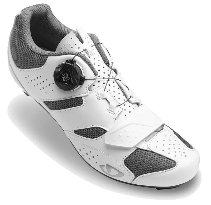 Giro Savix Womens Road Shoes - White/Titanium